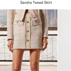 Generation Love Sandra Tweed Rainbow 🌈 Skirt